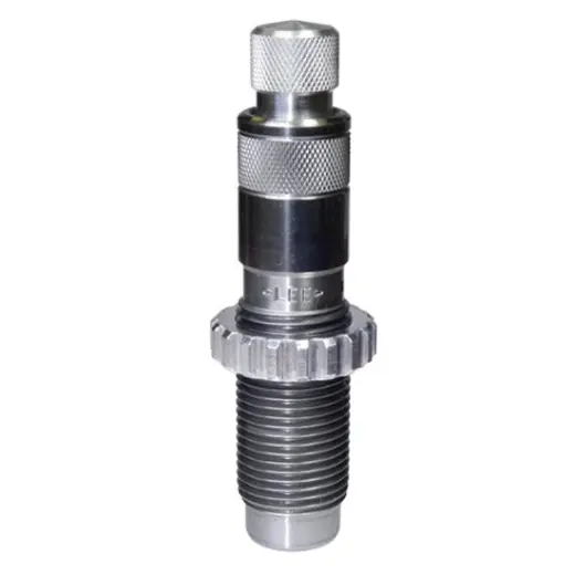 Samostatná usazovací matrice .22 ARC pro přebíjení nábojů. Určena pro usazení střely do nábojnice. Závit 7/8"-14. LEE BULLET SEAT DIE .22 ARC.